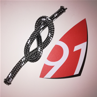 CIMA DYNEEMA CUSTOM GLOBALTECH SK78 MM.10 ANTRACITE 2 SPIE BIANCHE