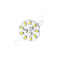 LAMPADINA G4 BACK 9LED BIANCHI + 3LED ROSSI LUCE CALDA 8-35V