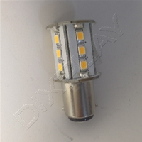 LAMPADINA LED BA15D MM.45 LUCE BIANCA CALDA 8-35V