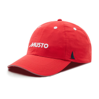CAPPELLO ESS. CREW FAST DRY CON LOGO MUSTO COL. ROSSO