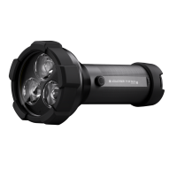 TORCIA LEDLENSER P18R WORK BLACK RICARICABILE