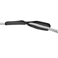 NASTRO PROTEGGI CIME CON VELCRO COL.NERO H.120 PER CIME MAX 18MM