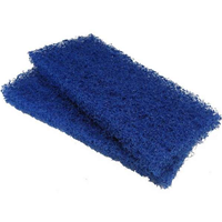 COPPIA DI SPUGNE ABRASIVE MOD.MEDIO COL.BLU 