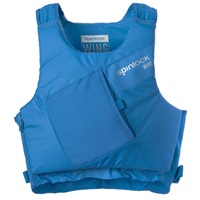 AIUTO GALLEGGIAMENTO WING 50N CON ZIP BLU MIS.L